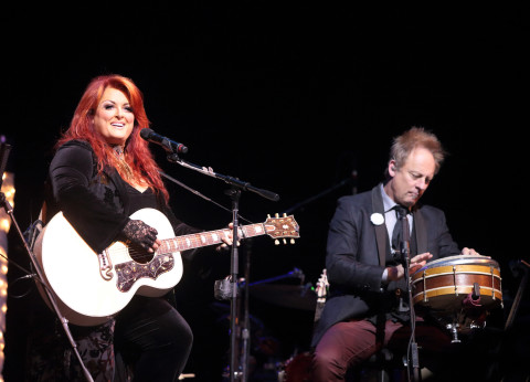 Wynonna credits husband and band mate Cactus Moser for helping her create the most "raw" album of her career, which will be previewed when they play the Van Wezel in Sarasota.  (Photo by Owen Sweeney/Invision/AP)