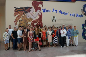 Members of the Sarasota Ballet take a side trip to the Smithsonian to take in an exhibit on the Ballets Russes during their 2011 trip to Washington D.C. to appear in "Ballet Across America." / Staff photo by Carrie Seidman