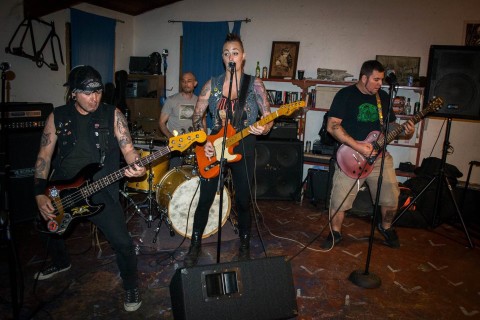 Julia Simms with her band DealBreaker. COURTESY PHOTO 