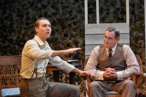 Tom Harney plays a young man with big dreams for his future and David Breitbarth is his father in "Ah, Wilderness" at Asolo Rep. GARY W. SWEETMAN PHOTO/ASOLO REP