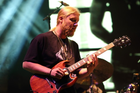 Derek Trucks will be performing with his Tedeschi Trucks Band today at the Sunshine Music Festival in St. Petersburg. (Photo by John Davisson/Invision/AP)