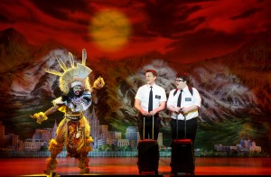 A scene from the touring production of "The Book of Mormon" that will be presented at the Van Wezel Performing Arts Hall in Sarasota Feb. 9-14. JOAN MARCUS PHOTO/PROVIDED BY VAN WEZEL