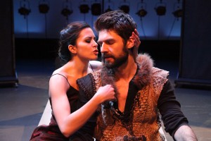 Danielle Renella, left, as Lady Macbeth and Brett Mack as Macbeth in the FSU/Asolo Conservatory production of the Shakespeare play. FRANK ATURA PHOTO/ASOLO CONSERVATORY
