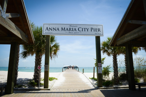 The entrance to the Anna Maria City Pier. HT ARCHIVE