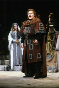 John Absalom in the title role in the rarely seen "Aroldo" in 1991, which led Artistic Director Victor DeRenzi to think about staging more rare Verdi operas and eventually to launching the complete Verdi Cycle. PHOTO PROVIDED BY SARASOTA OPERA