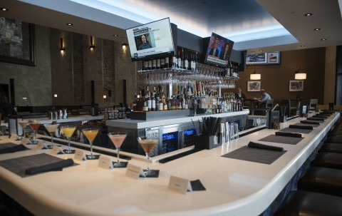 Enjoy the bar at CineBistro even if you're not seeing a movie. STAFF PHOTO / NICK ADAMS