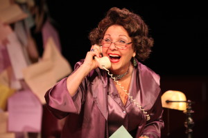 Rebecca McGraw stars as advice columnist Ann Landers in David Rambo's biographical play "The Lady with All the Answers" at the Glenridge Performing Arts Center. PHOTO PROVIDED BY GLENRIDGE