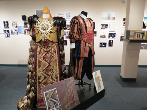 Costumes, sketches, models and photos recall the Sarasota Opera's 28-year Verdi Cycle in a special exhibit through March 20, 2016. STAFF PHOTO/JAY HANDELMAN