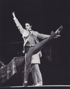 Sir Anthony Dowell as Elgar's friend "Troyte" in "Enigma Variations." / Photo courtesy Sarasota Ballet