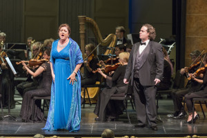 Kara Shay Thomson and Jonathan Burton perform at the Sarasota Opera's Verdi Finale Concert---Photo by Rod Millington