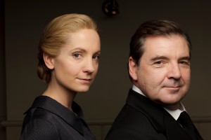 Joanne Froggatt as Anna Bates and Brendan Coyle as Mr. Bates in "Downton Abbey." NICK BRIGGS PHOTO/PBS 