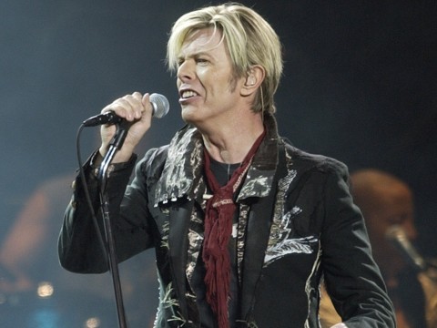 David Bowie launching United States leg of his "A Reality Tour," at Madison Square in 2003. Garden,  in this Dec. 15, 2003 file photo, in New York. British pop star David Bowie is recovering from emergency heart s. (AP Photo/Kathy Willens, File)