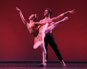 Sophie Miklosovic and Michael Mengden of the Sarasota Cuban Ballet School, earned a top award at the Universal Ballet Competition in Miramar for their pas de deux. / SOHO Images