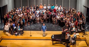 Joseph Caulkins, artistic director of Key Chorale, will lead a combined chorus of more than 200 in the annual "Tomorrow's Voices Today" concert at Riverview High. / Photo courtesy Key Chorale