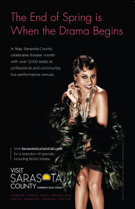 Visit Sarasota is launching an ad campaign around the state of Florida to promote live theater in the area in the month of May, including an image of Deborah Cox in the world premiere musical "Josephine" at Asolo Rep. PROVIDED BY VISIT SARASOTA