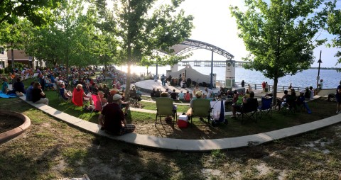 Music in the Park on the Manatee River in downtown Bradenton. COURTESY PHOTO