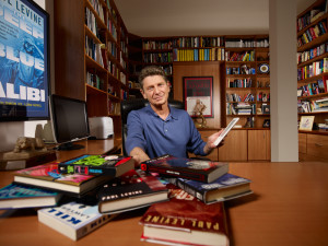 Author Paul Levine in his office. PHOTO PROVIDED BY PAUL LEVINE