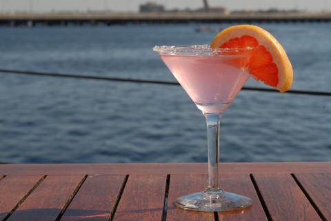 Grapefruit martini.