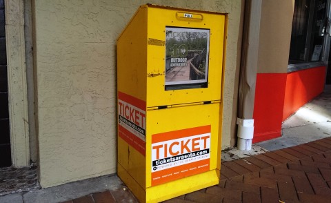 Grab a copy of Ticket here at 1367 Main Street in downtown Sarasota. STAFF PHOTO / WADE TATANGELO
