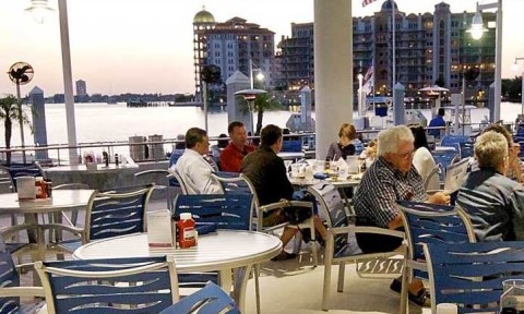 Sarasota Bay and sunset views are exceptional seated just about anywhere at Marina Jack in downtown. HT ARCHIVE