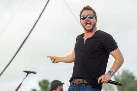 Mike Eli of the Eli Young Band performs on stage during the 2015 Stagecoach Festival at the EmpireClub on April 25, 2015, in Indio, Calif. (Photo by Paul A. Hebert/Invision/AP)