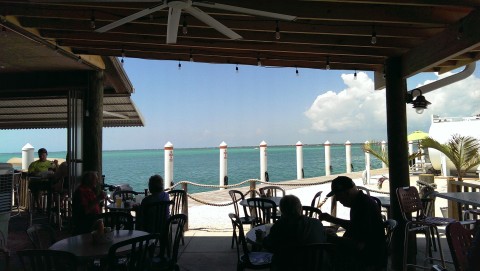 Our view from the bar at The Old Salty Dog on City Island. STAFF PHOTO / WADE TATANGELO