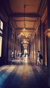 The Galerie du Glacier hallway in the Palais Garnier in Paris. STAFF PHOTO/SAMANTHA PUTTERMAN