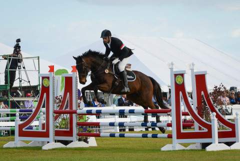 Amro El Geziry, EGY, competes in the equestrian portion of the Modern Pentathlon World Cup men's final at Nathan Benderson Park Saturday, February 21.   (February 21, 2015) (Herald-Tribune staff photo by Rachel S. O'Hara)