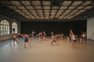 A Gaga class is traditionally conducted in a mirrorless studio. (COURTESY ASCAF)