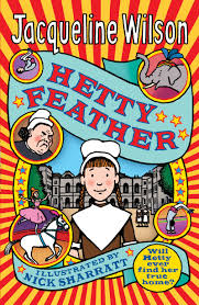 The book cover for the original "Hetty Feather" story by Jacqueline Wilson, the basis for the new circus-themed show at Asolo Repertory Theatre.