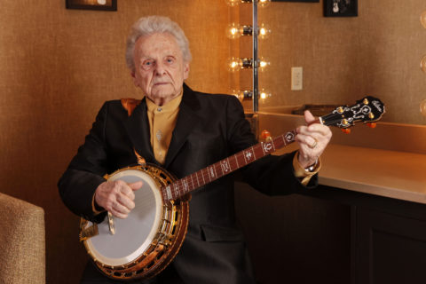 This March 11, 2011 photo shows Ralph Stanley backstage at the Grand Ole Opry House in Nashville, Tenn. At 84 and approaching his 65th year on the road, few things have slowed down for Ralph Stanley, especially his recording style. (AP Photo/Ed Rode)
