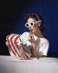 Model Muriel Maxwell, American Vogue cover, July 1939. Conde Nast/Horst Estate.