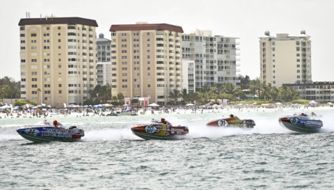 Sarasota Powerboat Grand Prix Festival off of Lido Beach on Sunday, July 5, 2015. (July 5, 2015) (Herald-Tribune staff photo by Thomas Bender)