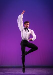 The very promising Harold Mendez, in the male variation from "Harlequinade." / Photo by SOHO Images