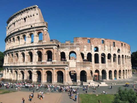 The Colosseum attracts more than four million visitors every year. It used to sit approximately 50,000 people. KELLY HATTON PHOTO