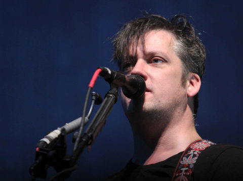 Isaac Brock with Modest Mouse performs at Verizon Wireless Amphitheatre at Encore Park on Oct. 28, 2015, in Atlanta. (Photo by Katie Darby/Invision/AP)