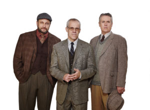 From left, Gregg Weiner, Steven Sean Garland and V Craig Heidenreich are among the stars of "The Pitmen Painters" at American Stage. JOEY CLAY PHOTO/AMERICAN STAGE