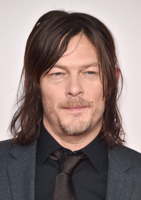 Norman Reedus arrives at the American Music Awards at the Microsoft Theater on Sunday, Nov. 22, 2015, in Los Angeles. (Photo by Jordan Strauss/Invision/AP)