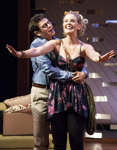 Sid Solomon and Rachel Moulton in a scene from "The God of Isaac" at Florida Studio Theatre. MATTHEW HOLLER PHOTO/FST