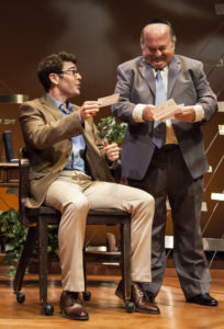 Sid Solomon and Eric Hoffmann in Florida Studio Theatre's production of "The God of Isaac" by James Sherman. MATTHEW HOLLER PHOTO/FST
