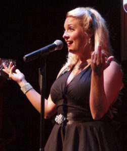 Lindsay Flick is part of the musical trio "The GiGi's" at Florida Studio Theatre. PHOTO BY FST